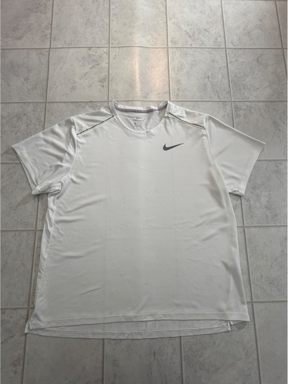 Nike white Dri-FIT short sleeve shirt